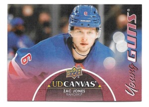 2021-22 Upper Deck Canvas Young Guns #C-92 Zac Jones (RC) - New York Rangers (M5)