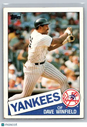1985 Topps 180 Dave Winfield New York Yankees