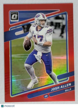 2021 Panini Donruss Optic Josh Allen Red #53