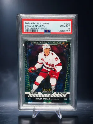 24-25 O-Pee-Chee Platinum - Marquee Rookie Bradly Nadeau #220 Bioluminescence /5