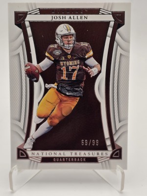 JOSH ALLEN 2023 PANINI NATIONAL TREASURES COLLEGIATE # 69/99
