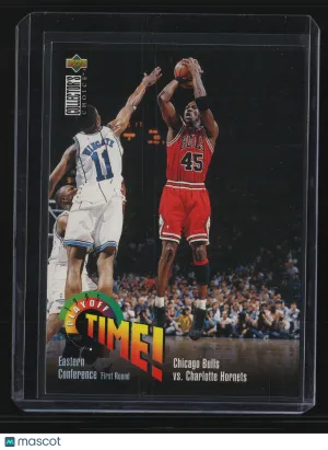 Michael Jordan 1995 Upper Deck Collector's Choice #353-Playoff Time!