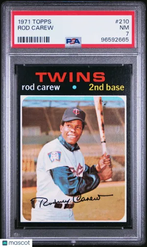 1971 Topps Rod Carew #210 PSA 7