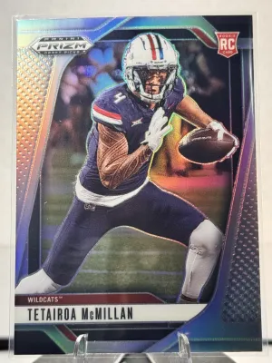 2025 Panini Prizm Draft Picks - Tetairoa McMillan #8 Silver Prizm (RC)