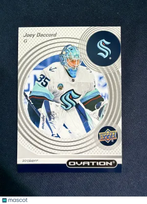 2026-27 Upper Deck Series 1 Joey Daccord #OV-23 Ovation