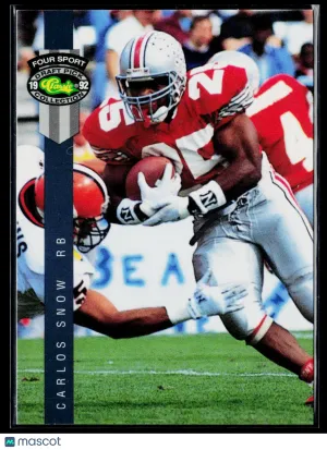 1992 Classic Four Sport Carlos Snow #110