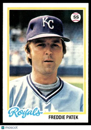 1978 Baseball Card Freddie Patek #274