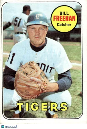 1969 Baseball Card Bill Freehan #390
