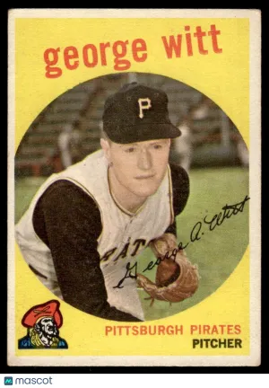 1959 Baseball Card George Witt #110