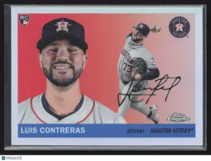 2025 Topps Chrome Luis Contreras #345 Refractor RC