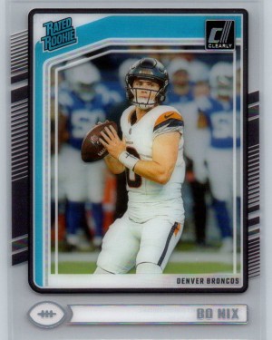 Bo Nix 2024 Clearly Donruss #56