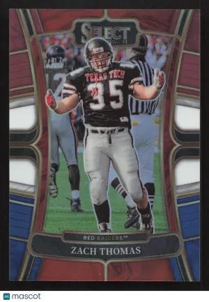 2023 Panini Select Draft Picks Zach Thomas #68 Tri-Color Prizm SN