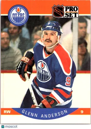 1989 Pro Set Glenn Anderson #81