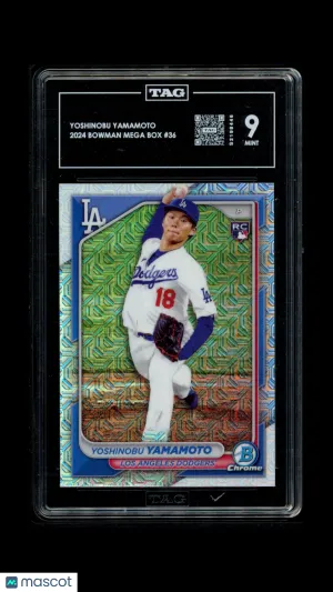 2024 Bowman Mega Box Yoshinobu Yamamoto #36 TAG 9