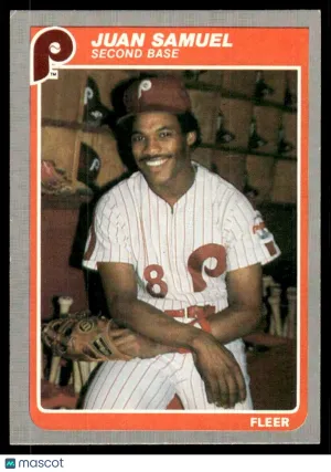 1985 Baseball Card Juan Samuel #264
