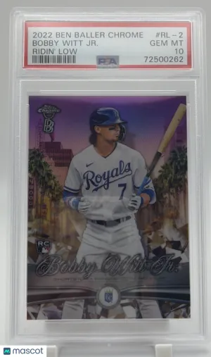 2022 Topps Chrome Ben Baller Edition Bobby Witt Jr. #RL-2 [Base] Rookie Insert PSA 10