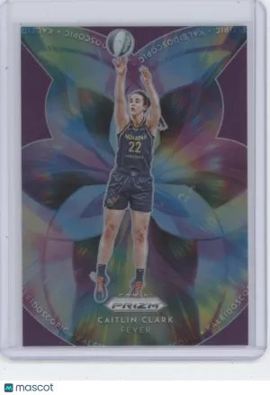 2026 Panini Prizm WNBA Caitlin Clark #4 Kaleidoscopic Purple /125