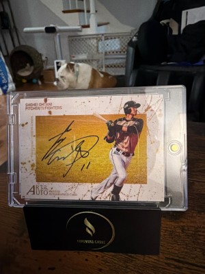 2014 Baseball Magazine #WB 1 Shohei Ohtani Art of Auto