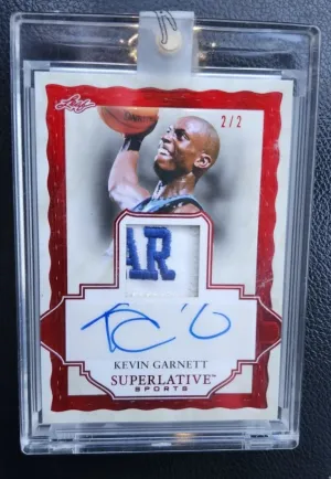KEVIN GARNETT PATCH AUTO 2/2