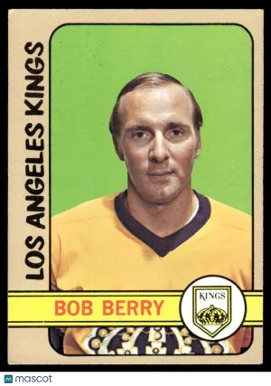 1972 Hockey Card Bob Berry #21