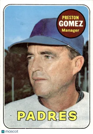 1969 Baseball Card Preston Gomez #74