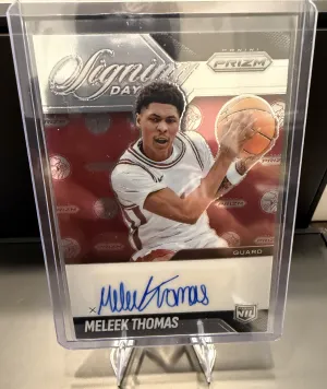 SD-MEL Meleek Thomas 2025-26 Panini Prizm - Signing Day