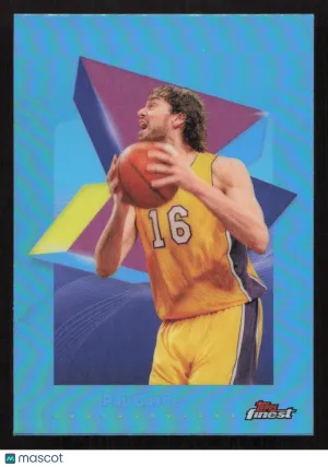 2024-25 Finest Pau Gasol #41 Sky Blue Refractor