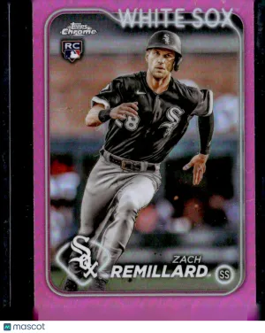 2024 Topps Chrome Zach Remillard #155 Pink RC
