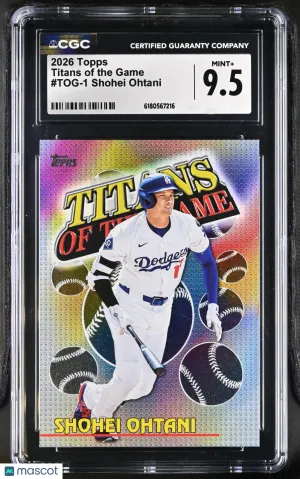 2026 Topps Shohei Ohtani Titans of the Game #TOG-1 CGC 9.5 Los Angeles Dodgers