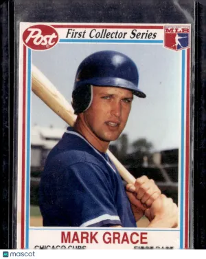 1990 Post First Collector Series Mark Grace #19