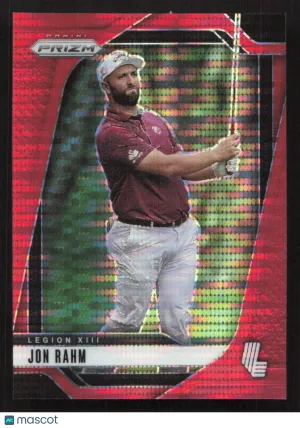 2025 Panini Prizm LIV Jon Rahm #2 Red Pulsar SN