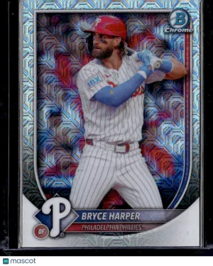 2025 Bowman Chrome Bryce Harper #3 Mega Box Mojo Refractor