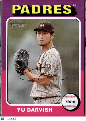 2024 Topps Heritage Yu Darvish