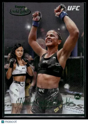 2024 Topps Gold Label UFC Class 2 Green RC Natalia Cristina Da Silva #27 Trading Card