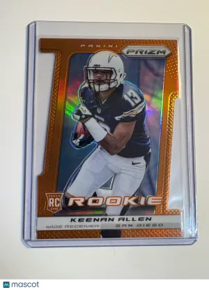 2013 Panini Prizm Keenan Allen #252 Orange Die Cut /50 RC