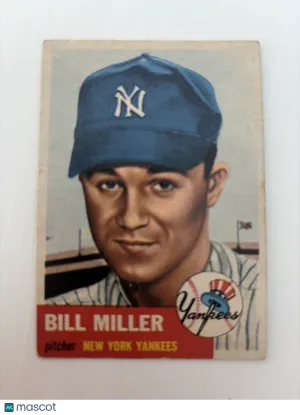 1953 Topps Bill Miller #100 Lower grade