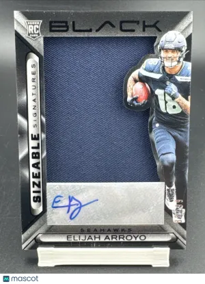 2025 Panini Black Elijah Arroyo #SSR-EAO [Base] / Rookie Memorabilia Insert