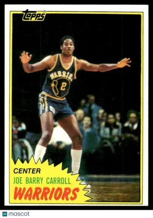 1981 Basketball Joe Barry Carroll #71