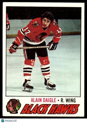 1977 Hockey Card Alain Daigle #208