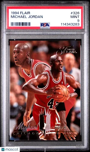 1994-95 Flair Michael Jordan #326 PSA 9