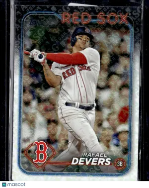 2024 Topps Series 1 Rafael Devers #22 All-Star Game Logo Pattern