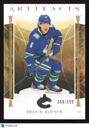 2022-23 Upper Deck Artifacts Brock Boeser #103 SN