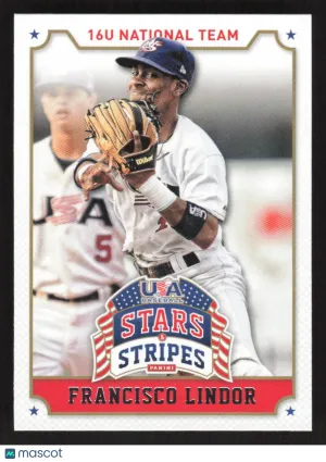 2015 Panini USA Baseball Stars & Stripes Francisco Lindor #39