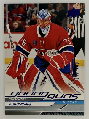 2024-25 Upper Deck Jakub Dobes Young Guns Deluxe 91/250