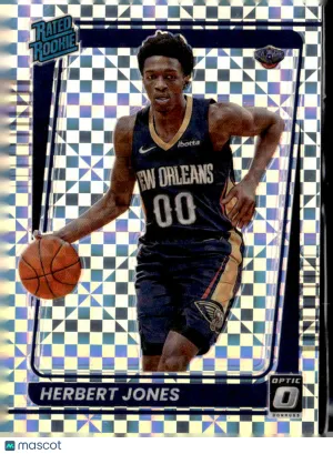 2022 Panini Donruss Optic Herbert Jones #157 Checkerboard Rookie Card