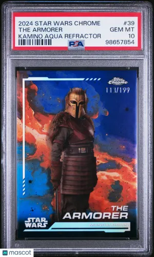 2024 Topps Chrome Star Wars The Armorer #39 PSA 10