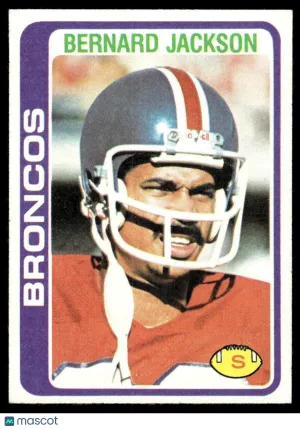 1978 Football Bernard Jackson #363