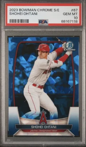 2023 BOWMAN CHROME SAPPHIRE EDITION #67 SHOHEI OHTANI