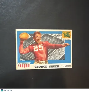 1955 Topps All American George SAUER Sr. #31 [Base] Rookie Base Set