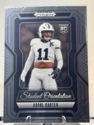 Abdul Carter 2025 Panini Prizm Draft Picks #10 Student Orientation